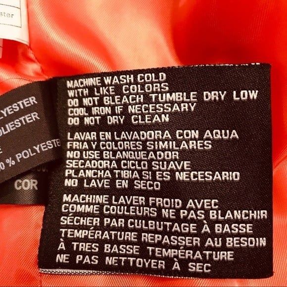 Ellen Tracy Light Coral Anorak Puffer Jacket Sz. M - Picture 12 of 12